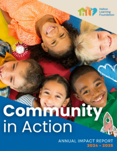 Cover page of annual impact report 2024-2025